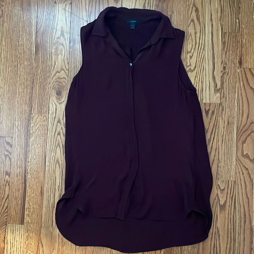 Jcrew silk top - Picture 2 of 4